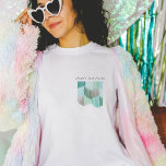 Camiseta Fiesta verde fiesta moderna de soltera<br><div class="desc">Este moderno diseño de estilo marginal da un toque de alegría a la fiesta o a la velada más elegante de todos. Los colores son vivos,  alegres y acogedores,  con la elegancia adecuada.</div>
