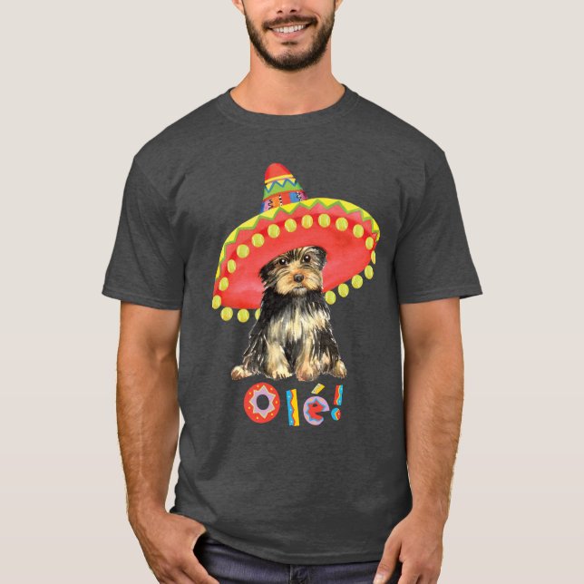 Camiseta Fiesta Yorkie (Anverso)