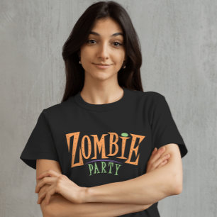Camiseta Fiesta Zombie Pequeño Monstruo