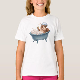 Camiseta Fiestas de Bebé de Ardilla Retro