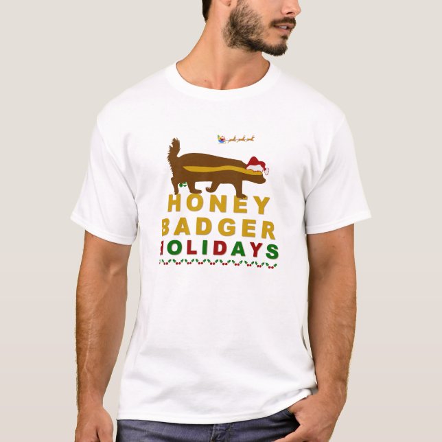 Camiseta Fiestas de Honey Badger (Anverso)