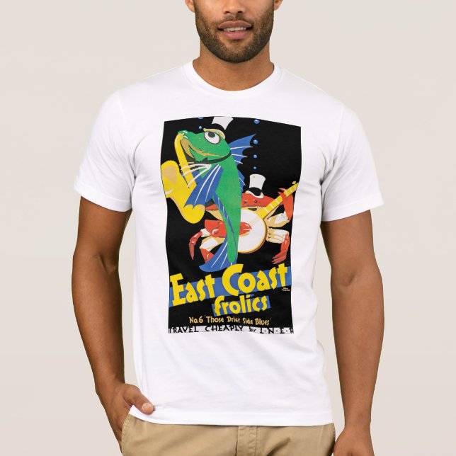 Camiseta Fiestas de la costa este (Anverso)