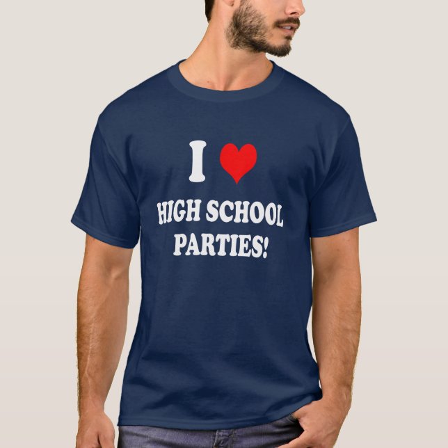 Camiseta FIESTAS de la ESCUELA del wHIGH (Anverso)