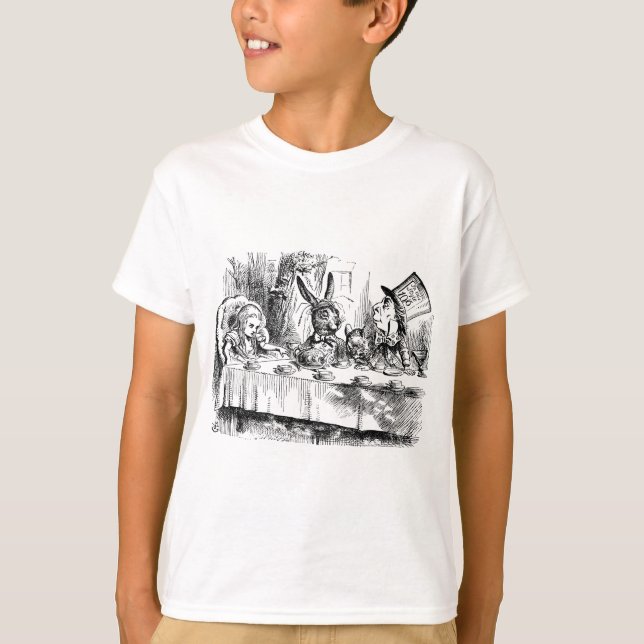 Camiseta Fiestas del té y locura (Anverso)