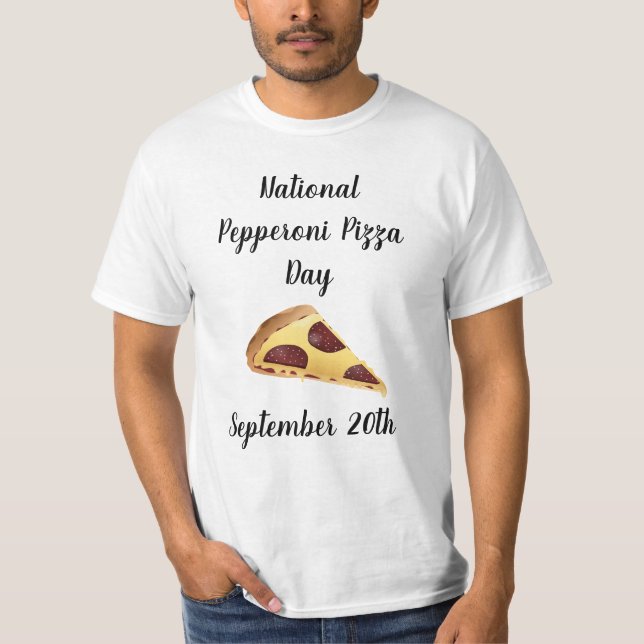 Camiseta Fiestas gastronómicas del Día Nacional de Pepperon (Anverso)