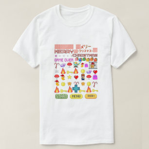 Camiseta Fiestas Mikitiez navidad videojuego pingüino lindo