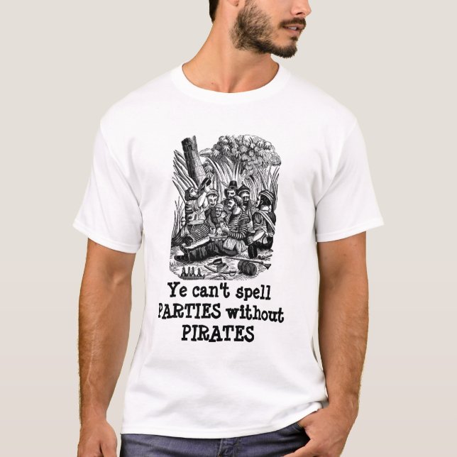 Camiseta Fiestas sin los piratas (Anverso)