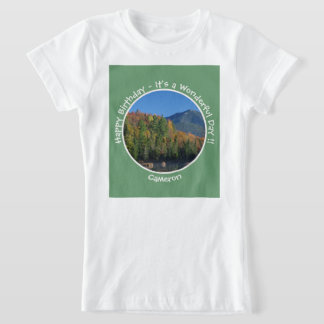 Camiseta Fiestas Whiteface Mountain, Adirondack Autumn