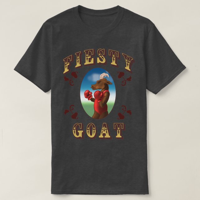 Camiseta Fiesty Goat  (Diseño del anverso)