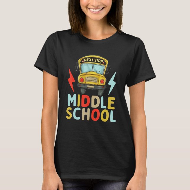 Camiseta Fifth Grade Graduation  Next Stop Middle School (Anverso)