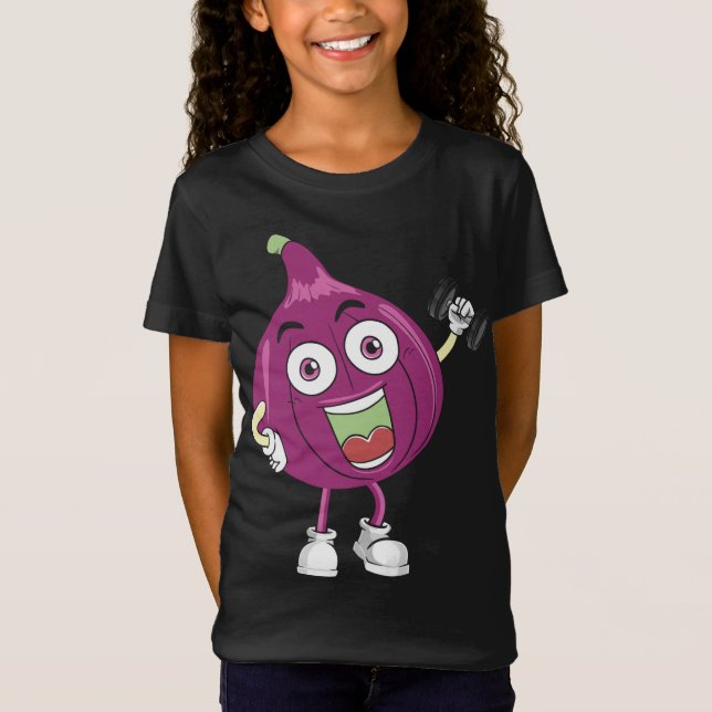 Camiseta Fig, Ropa De Fruta, Material De Preparación De La  (Anverso)