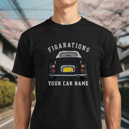 Camiseta Figarations Black Figaro Car Name T-shirt