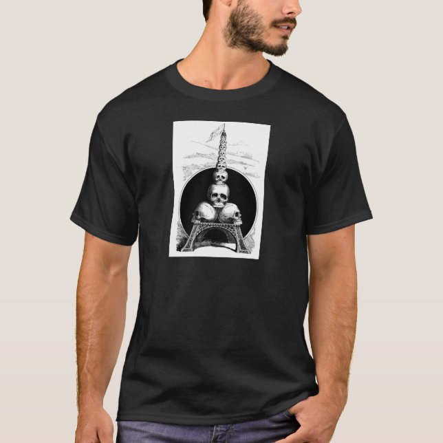 Camiseta Figaro. Una torre Eiffel para el cementerio (Anverso)