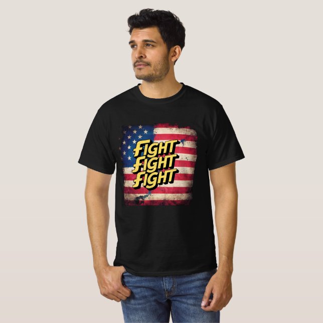 Camiseta Fight Fight Fight - élection Donal Trump (Anverso completo)