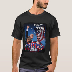 Camiseta Fight Fight Fight Vote Donald Trump, simpatizante