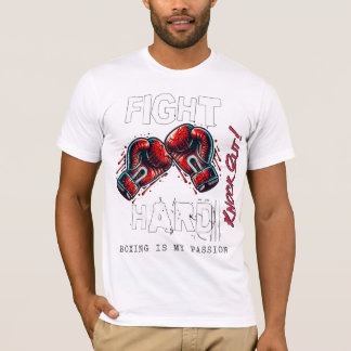 Camiseta Fight Hard – Dein Knockout-Moment