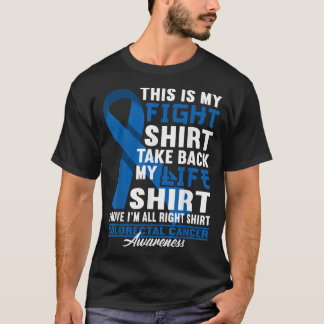 Camiseta Fight I UC IBD IBS Crohns Colon Colorectal Cancer