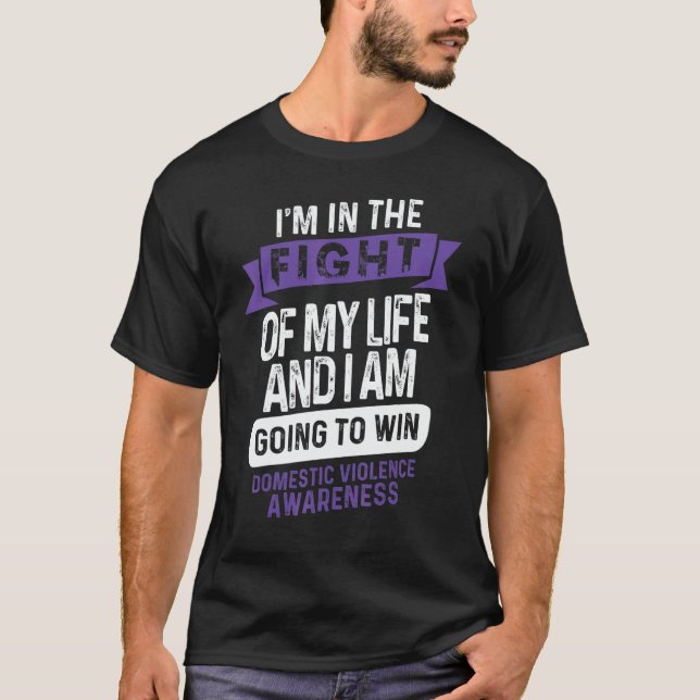 Camiseta Fight to Win Domestic Violence Awareness Supporter (Anverso)