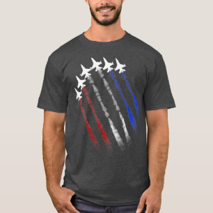 Camiseta Fighter Jet American Flag Patriot 4th Of July Art