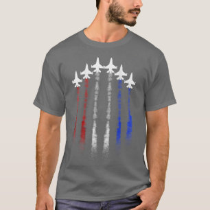 Camiseta Fighter Jet American Flag Patriot 4th Of July Art 