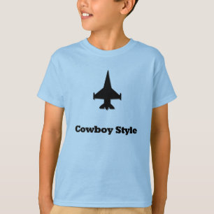 Camiseta Fighter Jet Cowboy Style
