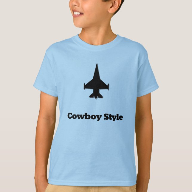 Camiseta Fighter Jet Cowboy Style (Anverso)
