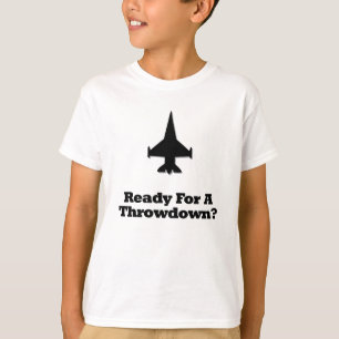 Camiseta Fighter Jet listo para un lanzamiento