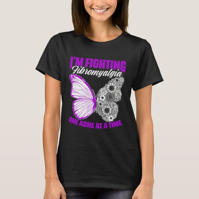 Camiseta Fighting Fibromyalgia  Fibro Survivor Fibromyalgia (Anverso)