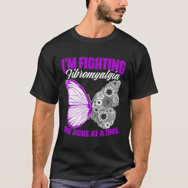 Camiseta Fighting Fibromyalgia  Fibro Survivor Fibromyalgia (Anverso)