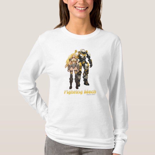 Camiseta Fighting Mech (unidad de oro) (Anverso)