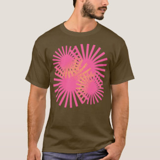 Camiseta Figura amarilla rosa