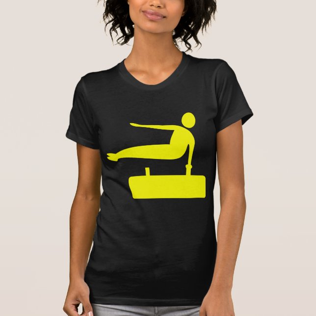Camiseta Figura de bóveda - Amarillo (Anverso)