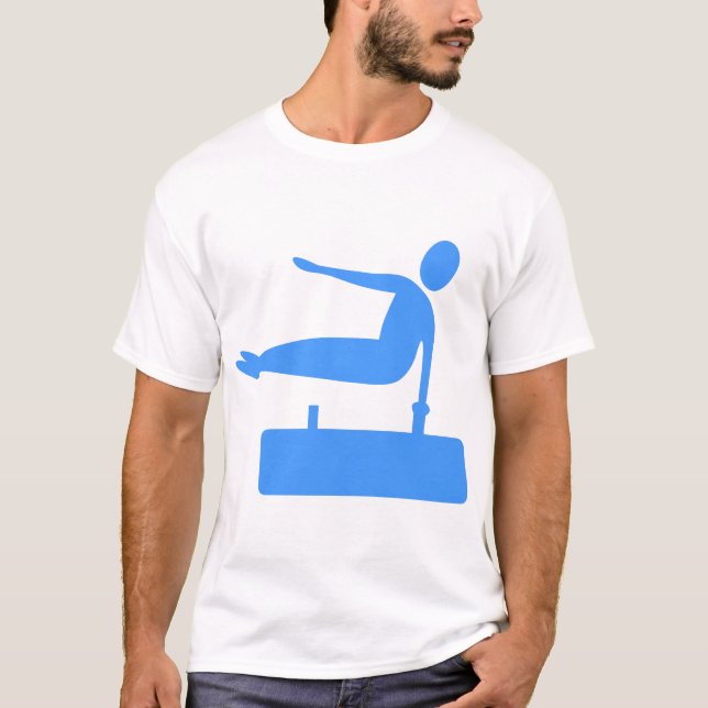 Camiseta Figura de bóveda - Azul bebé (Anverso)