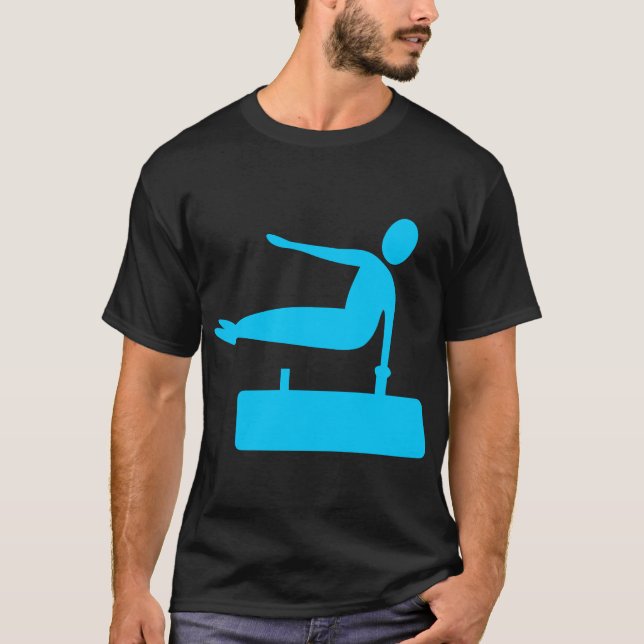 Camiseta Figura de bóveda - Azul cielo (Anverso)