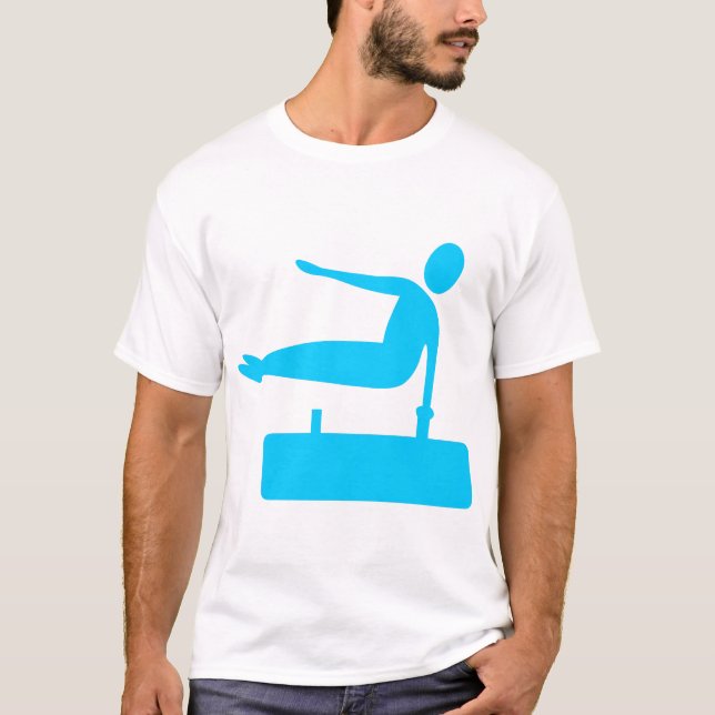 Camiseta Figura de bóveda - Azul cielo (Anverso)