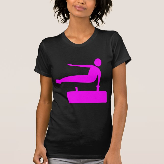 Camiseta Figura de bóveda - Magenta (Anverso)