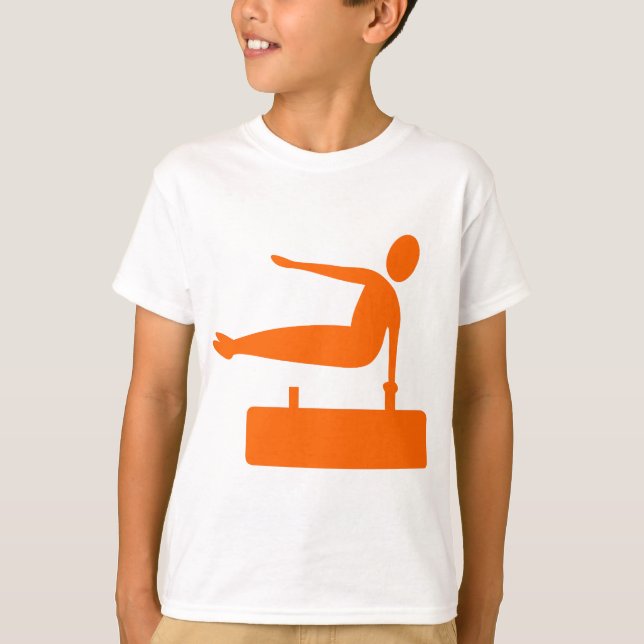 Camiseta Figura de bóveda - Naranja (Anverso)