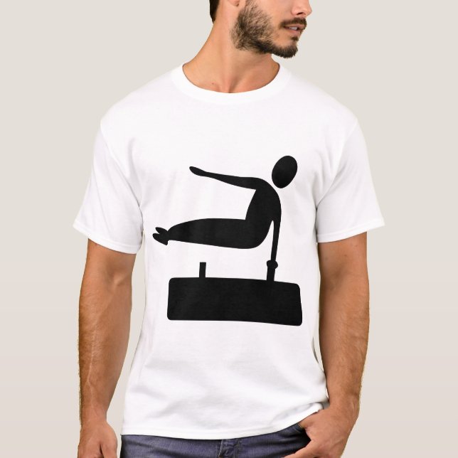 Camiseta Figura de bóveda - Negro (Anverso)