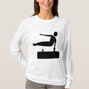 Camiseta Figura de bóveda - Negro