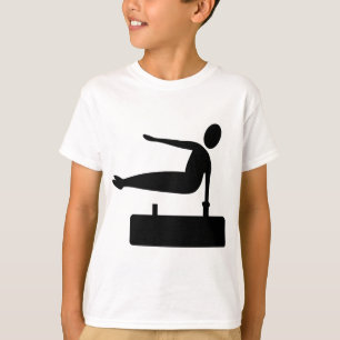 Camiseta Figura de bóveda - Negro