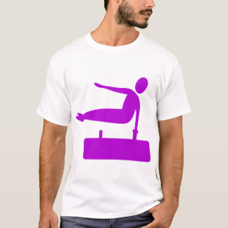 Camiseta Figura de bóveda - Púrpura