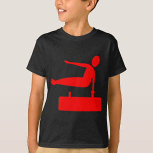 Camiseta Figura de bóveda - Rojo