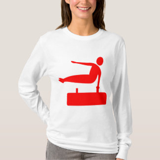 Camiseta Figura de bóveda - Rojo
