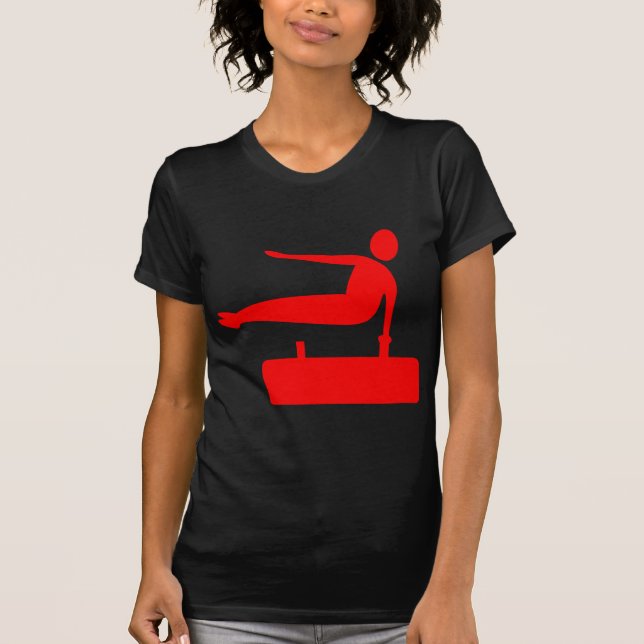Camiseta Figura de bóveda - Rojo (Anverso)
