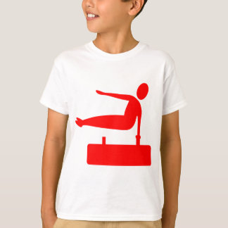 Camiseta Figura de bóveda - Rojo