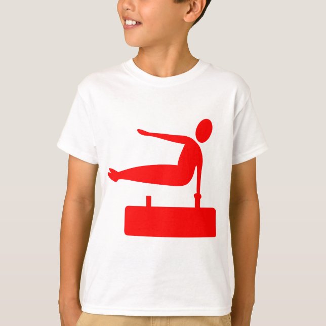 Camiseta Figura de bóveda - Rojo (Anverso)