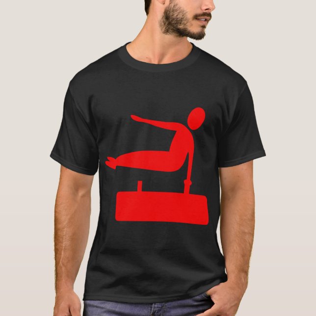 Camiseta Figura de bóveda - Rojo (Anverso)