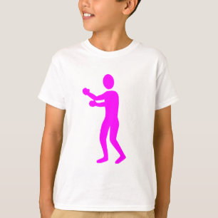 Camiseta Figura de boxeo - Magenta