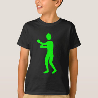 Camiseta Figura de boxeo - Verde