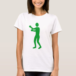 Camiseta Figura de boxeo - Verde de hierba